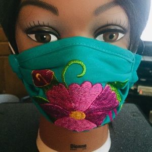 “Authentic” Mexican embroidered handmade facemask
